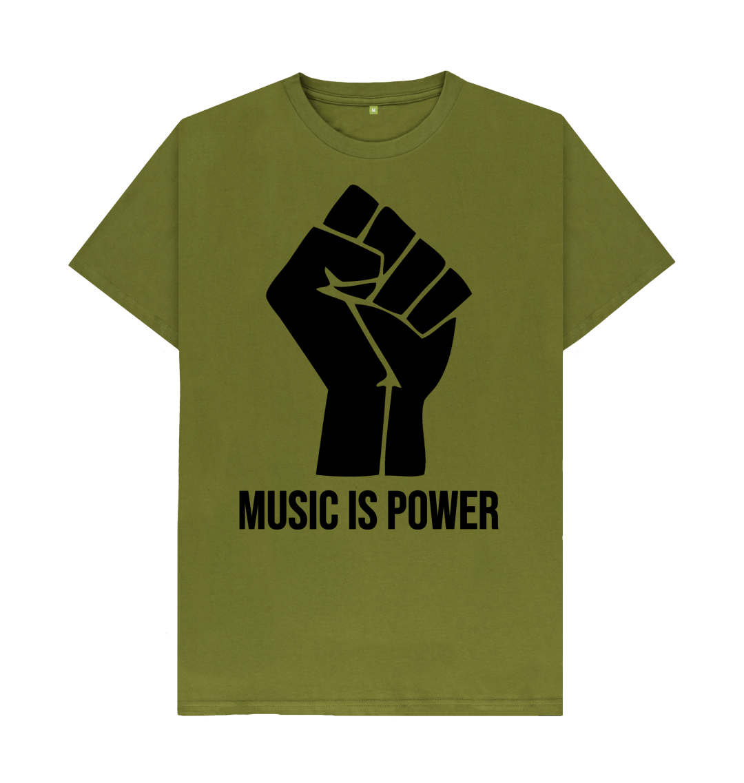 music is power tshirt