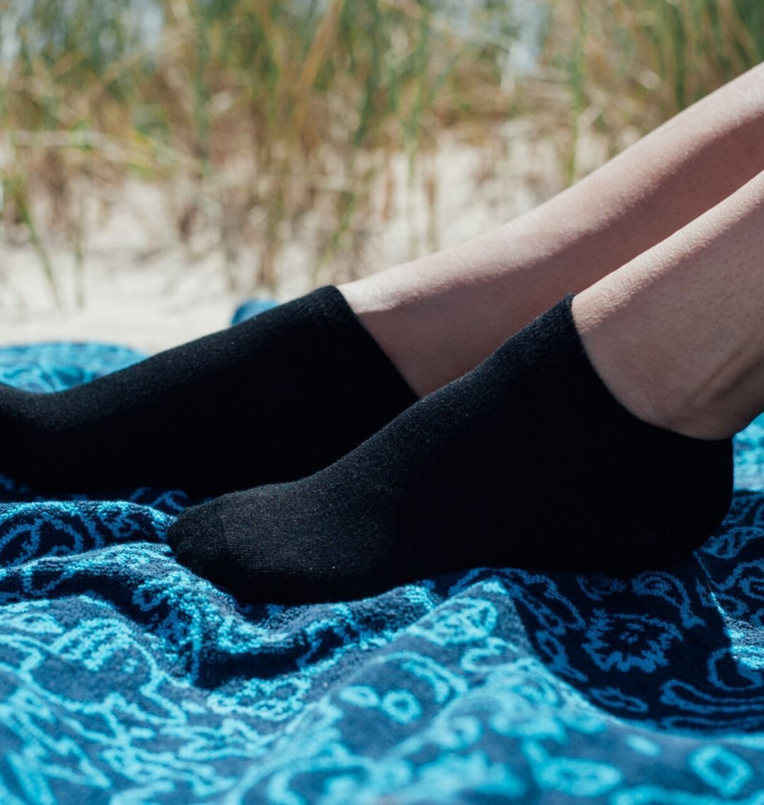 towelling trainer socks