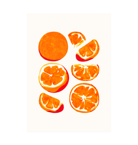 スプレーアート作品『Magnificence  Orange』A3サイズ原画 909812921.jpg?1588753211