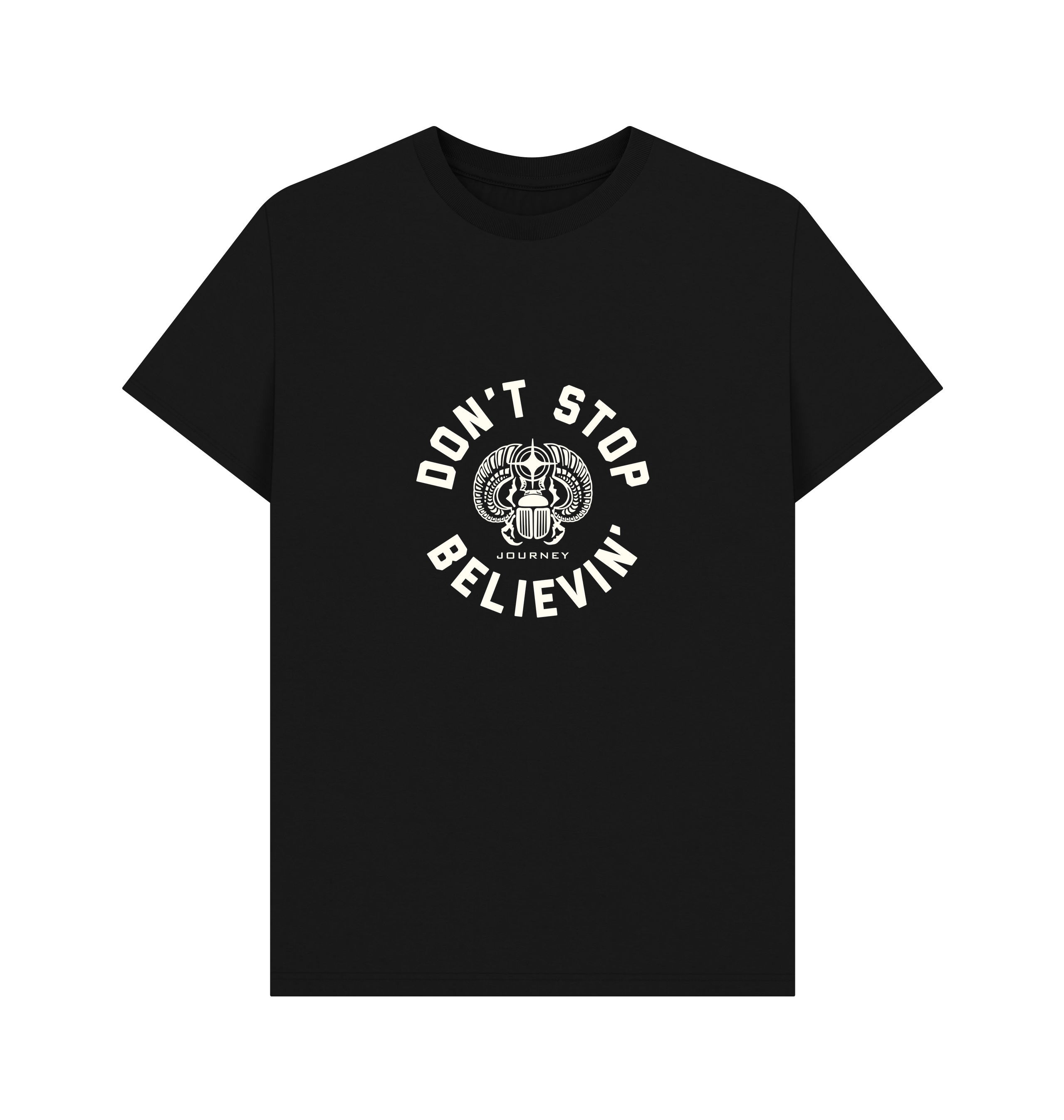 PREMIUM OFFIZIELLES T-Shirt Journey Rock Band Don’t Stop Believin’ Grafik schwarz - Bild 2 von 3