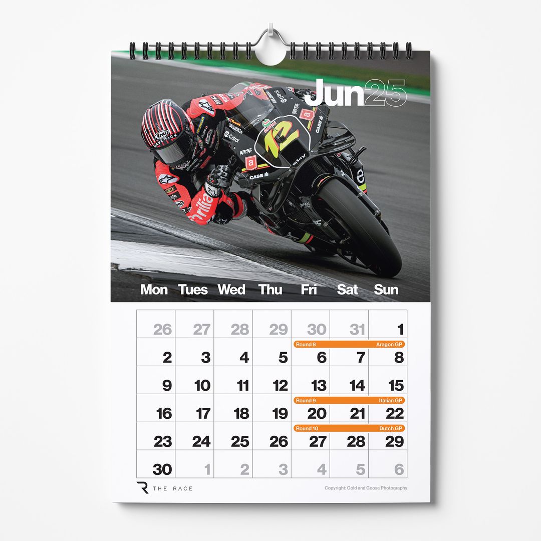 The Race Moto 2025 Wall Calendar