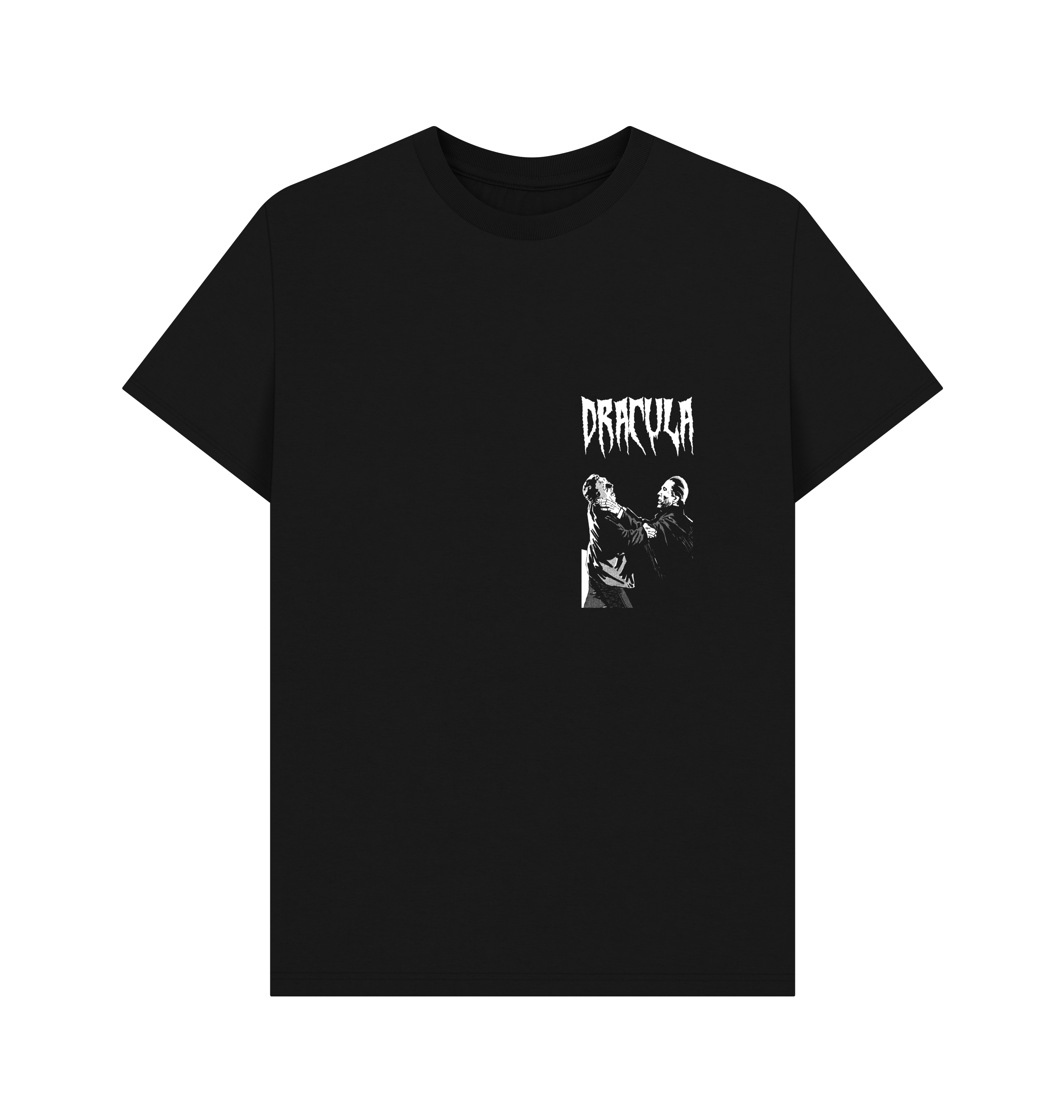 PREMIUM OFFICIAL Horrorline Dracula Choke Unisex T-Shirt - Picture 2 of 3