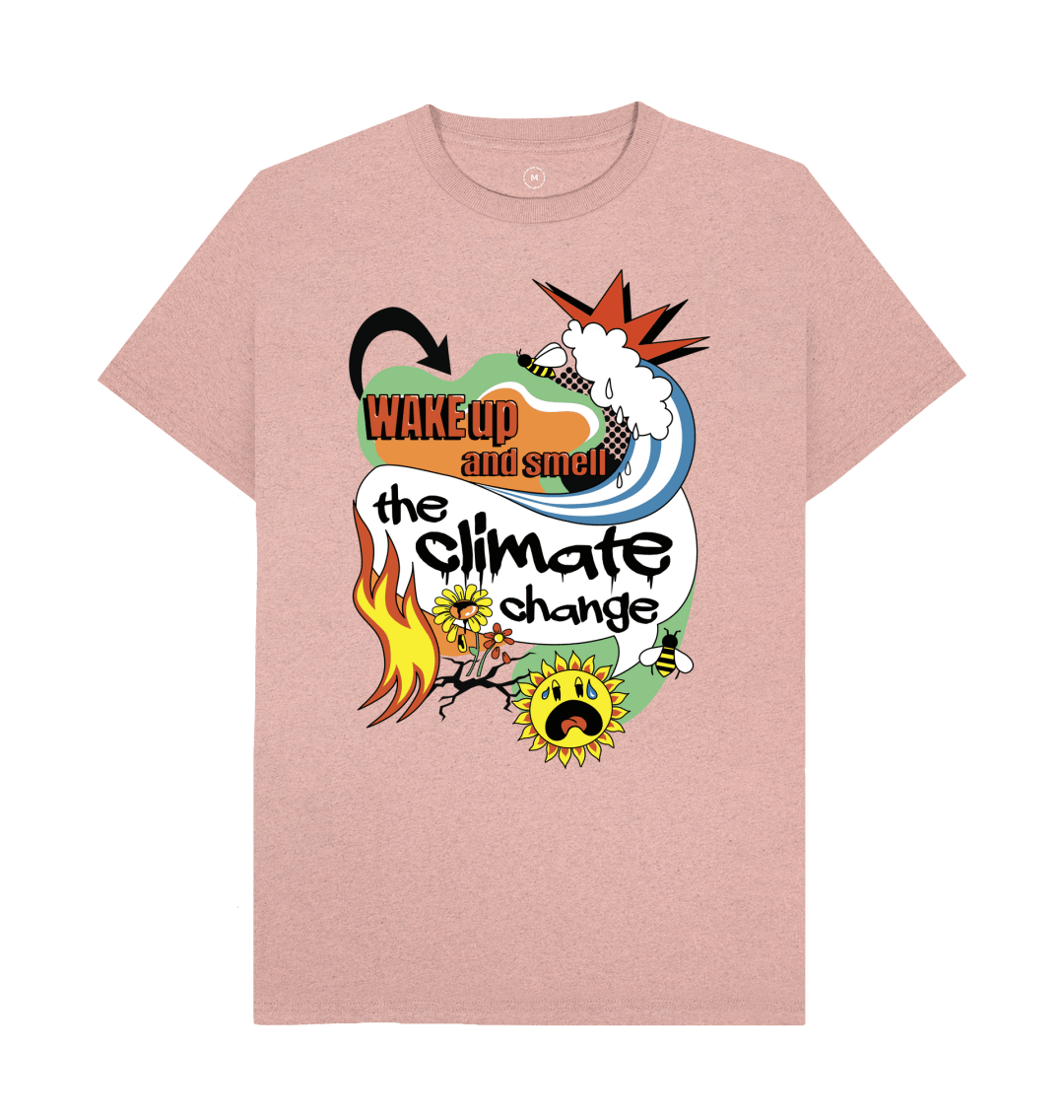 recycled-t-shirt-wake-up-and-smell-the-climate-change-casual-fit