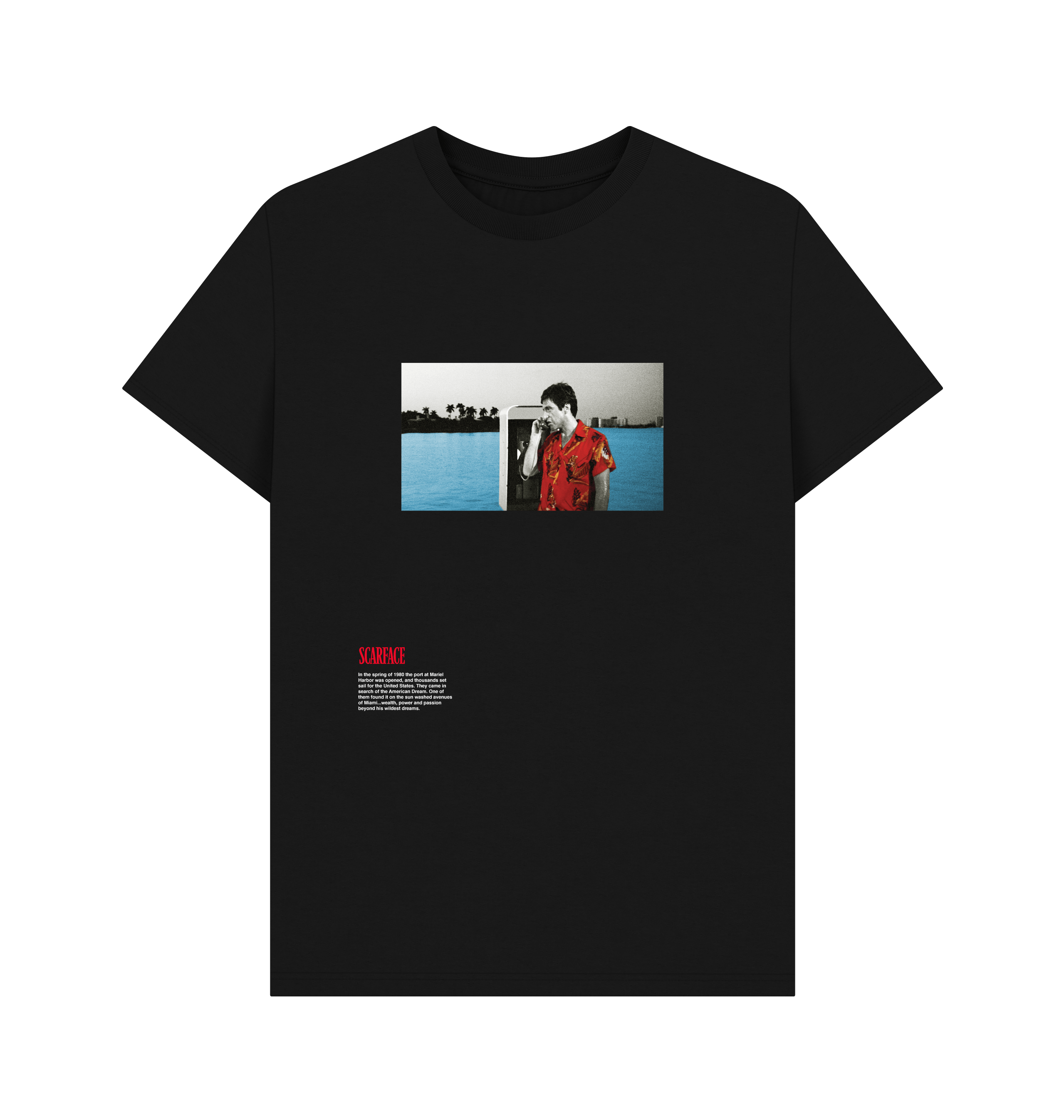 PREMIUM OFFICIAL Scarface Phone Unisex T-Shirt - Bild 2 von 3