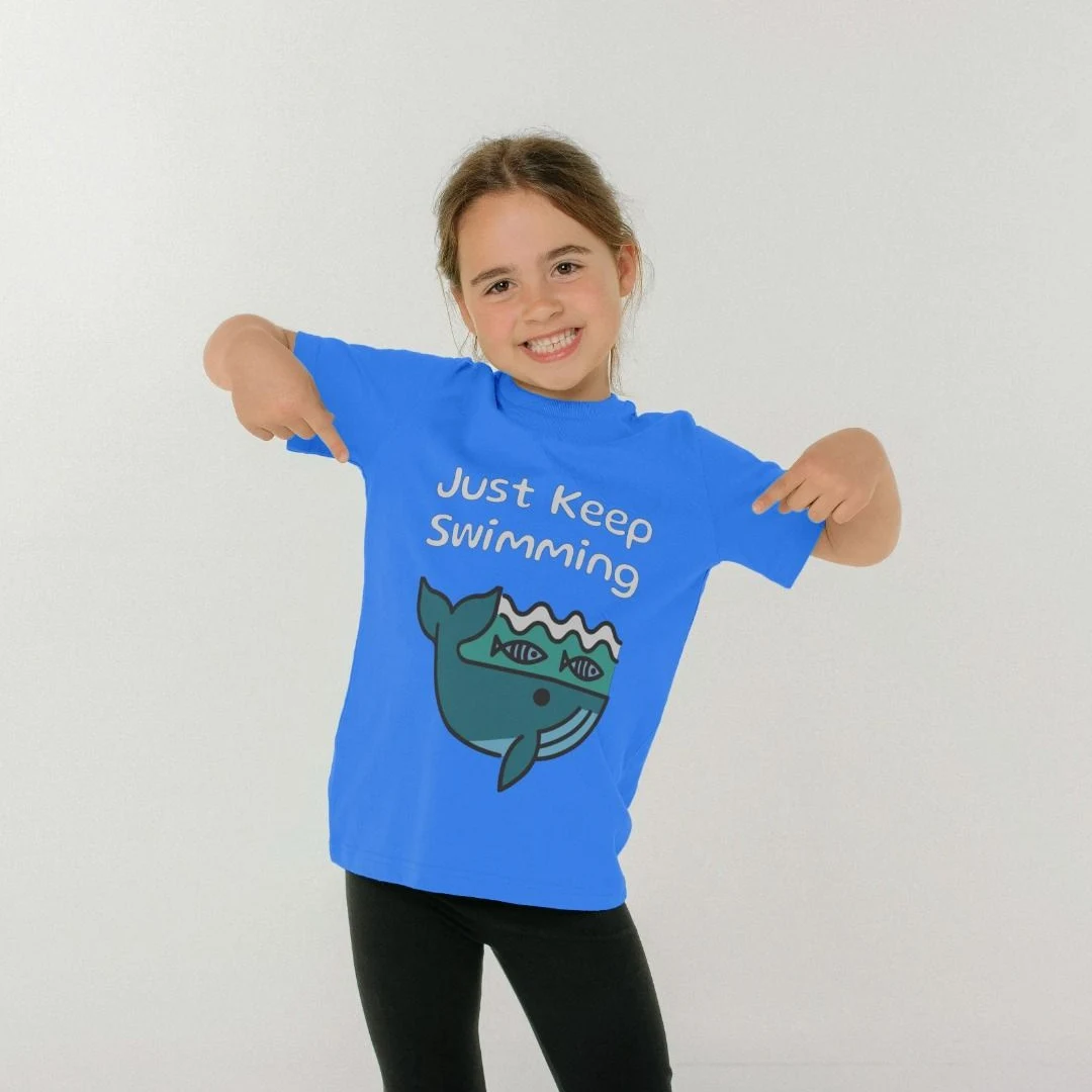 Just Keep Swimming Kids Tee