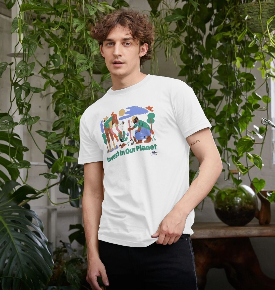 Invest In Our Planet Earth Day T-shirt