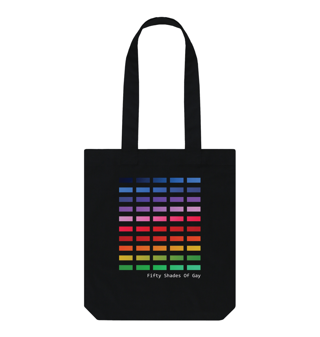 50 Shades Of Gay Tote Bag