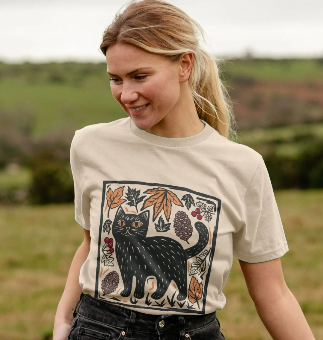 Cat in t shirt best sale