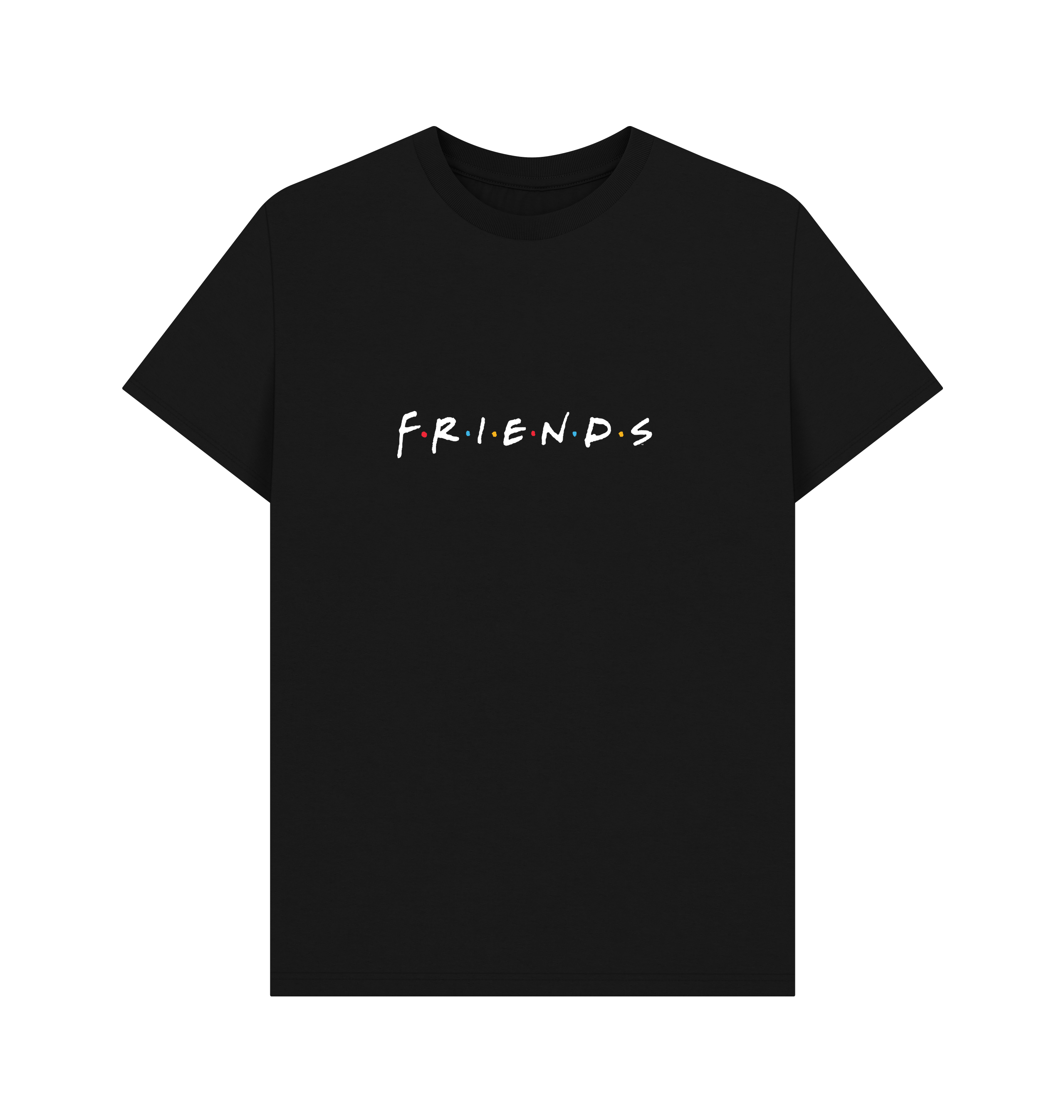 PREMIUM OFFICIAL Friends Logo Unisex T-Shirt - Schwarz - Bild 2 von 3