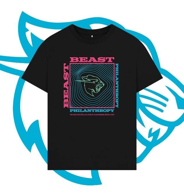 MrBeast T-shirts | Official Beast Philanthropy Merch