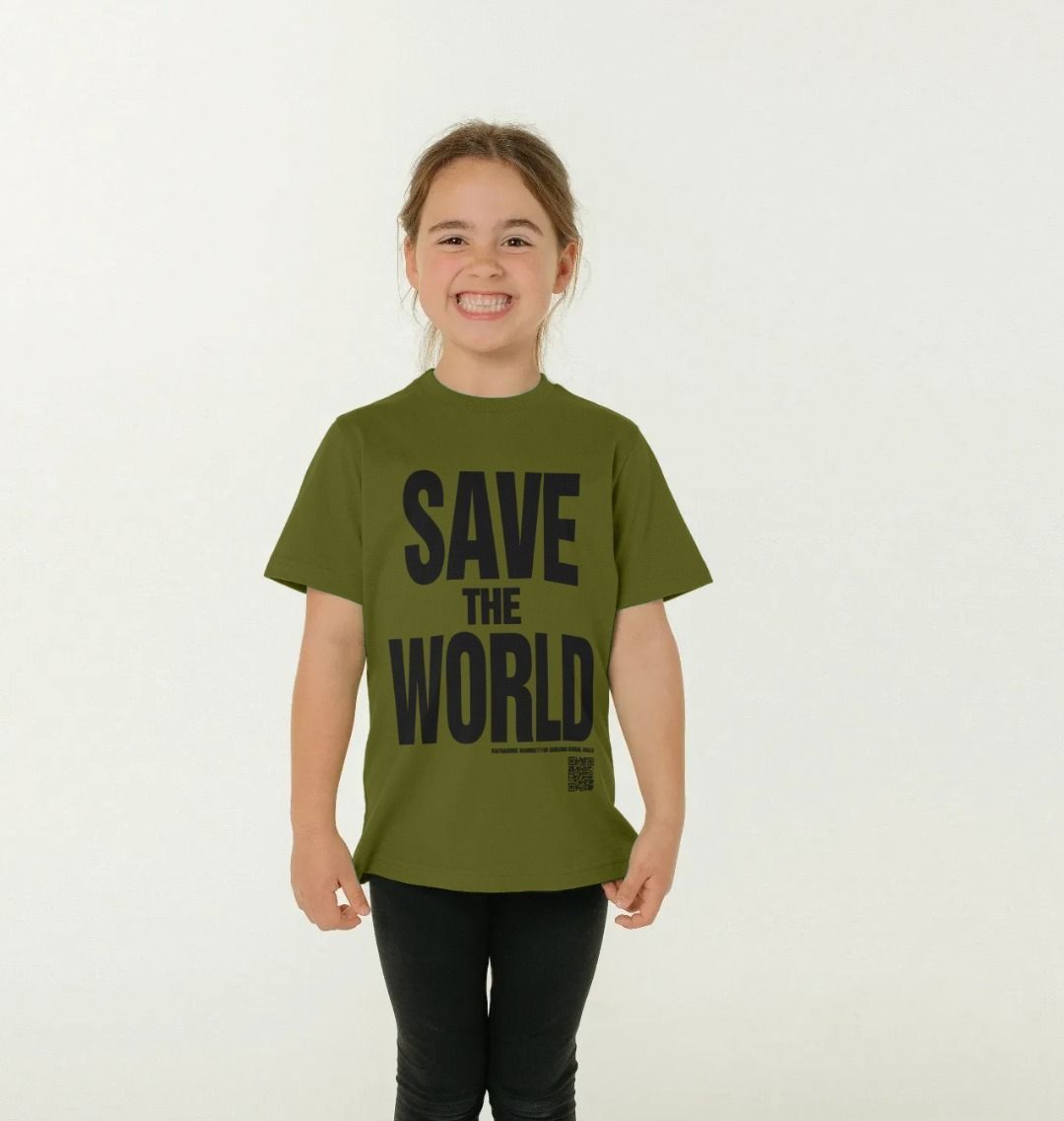 Save The World Kid's Black