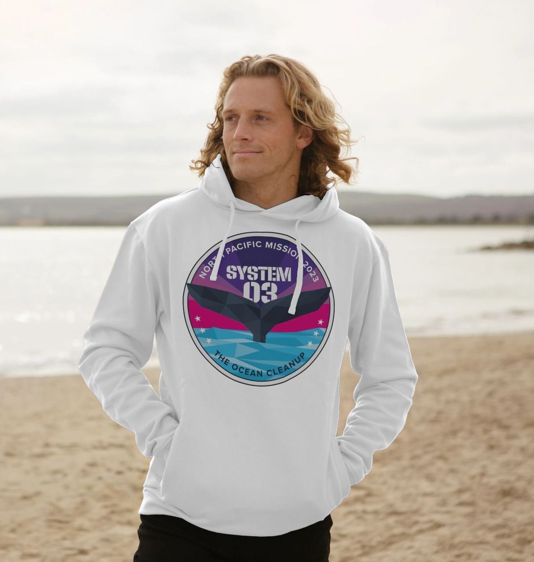 Plage biowash hoodie op-