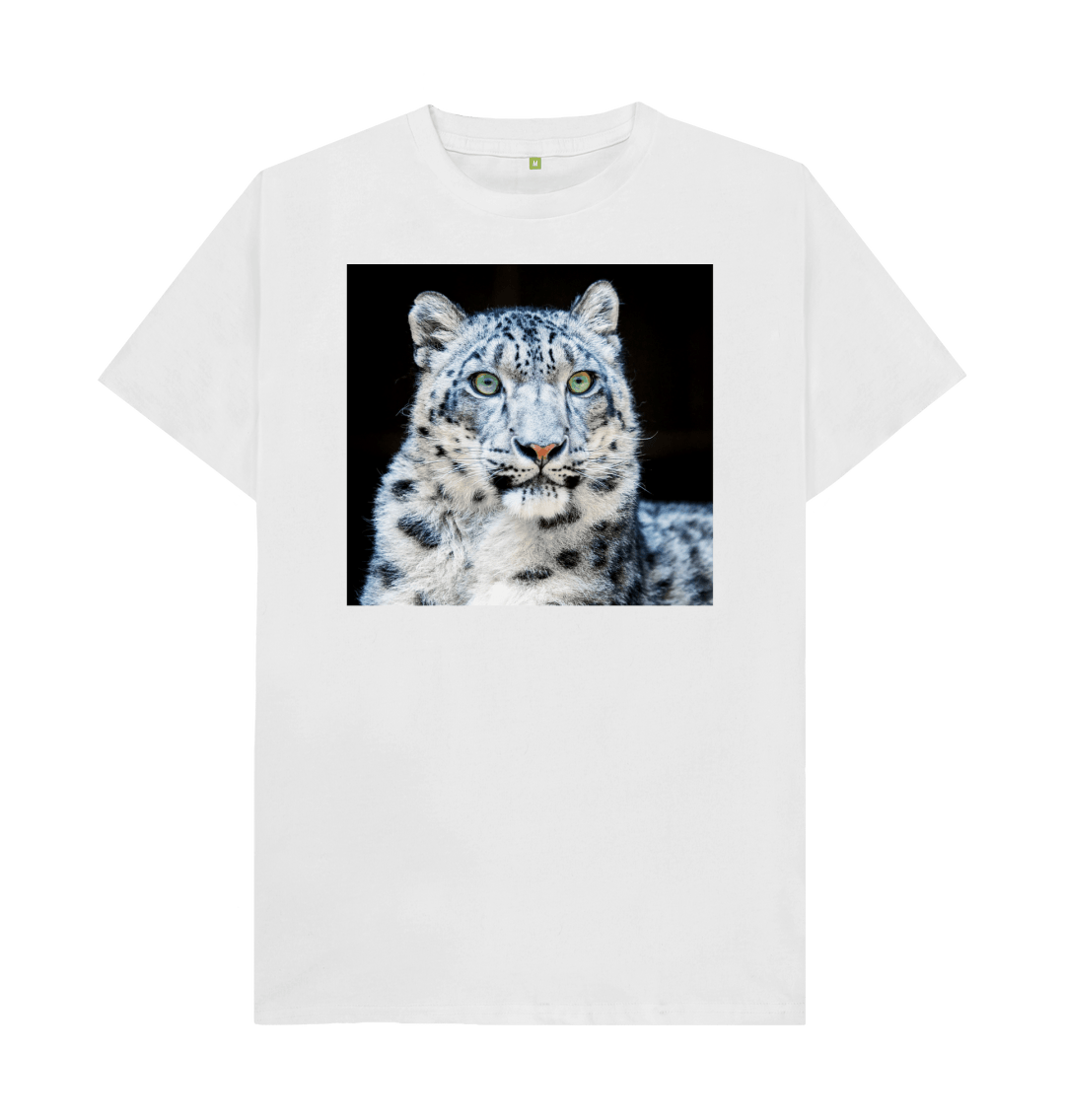 Snow Leopard T Shirt - Unique Design & Eco Friendly!