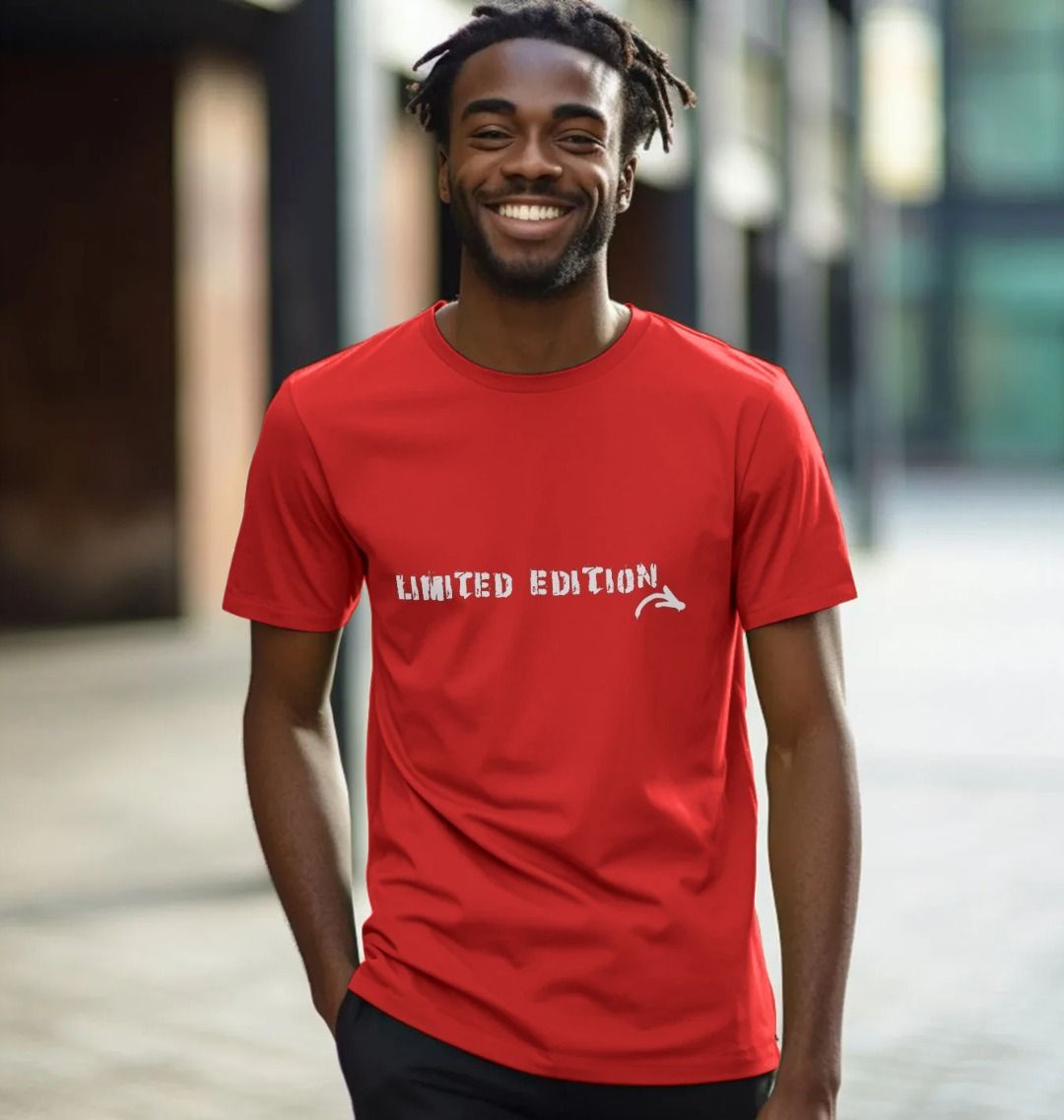Novelty Slogan T Shirt I Am Limited Edition Arrow