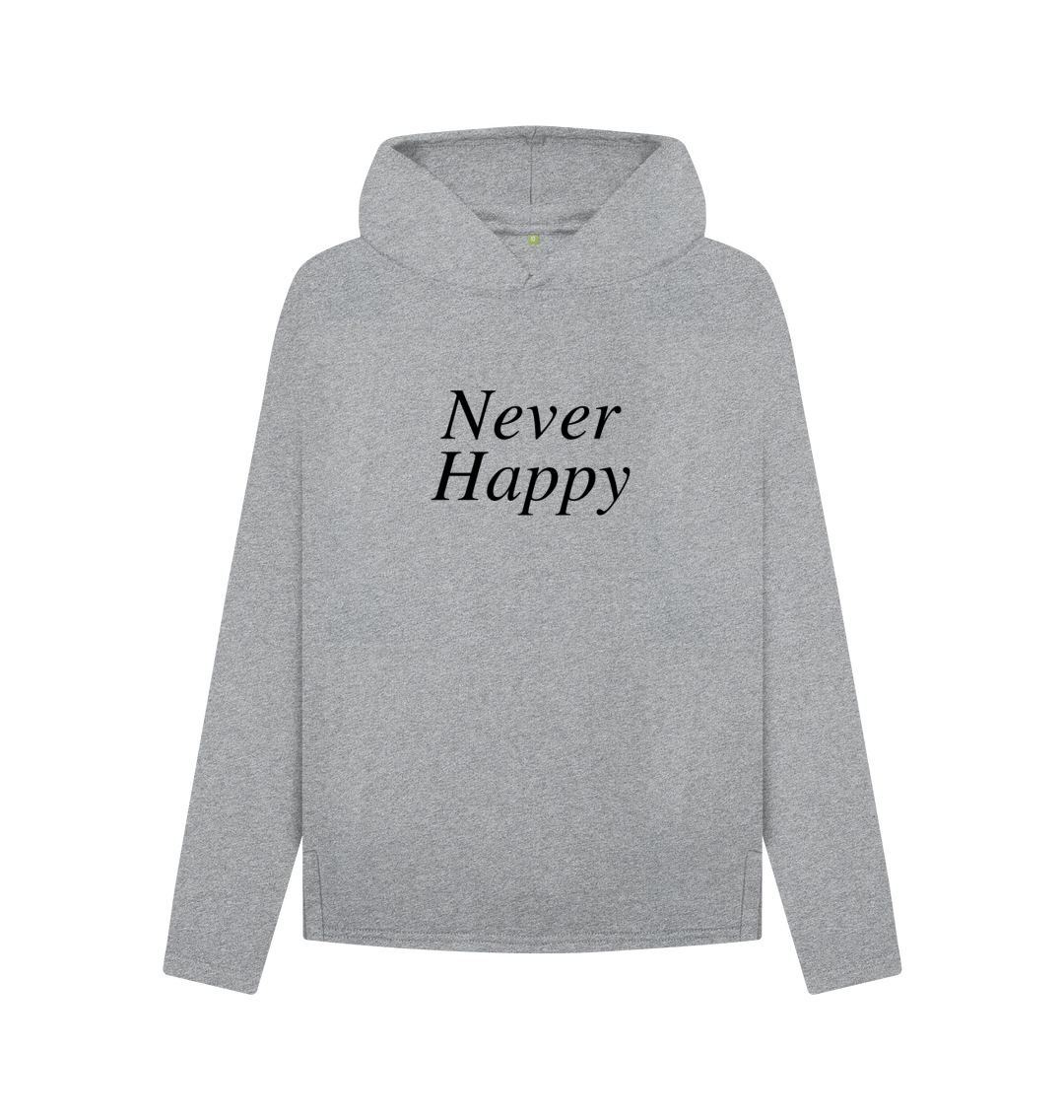 Be happy black and clearance white hoodie