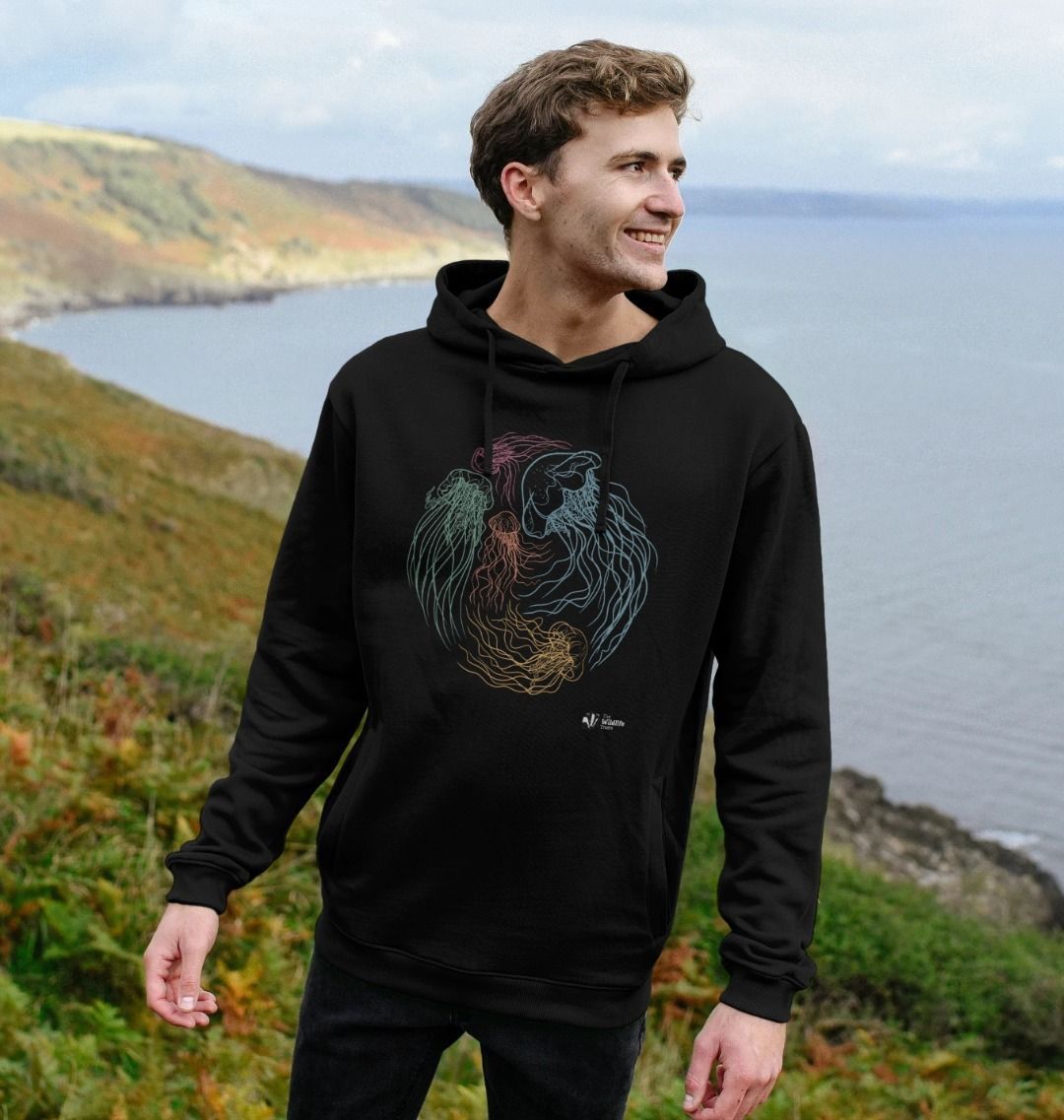 ★MUCENT★ Jellyfish Signature Sweatshirt Unisex P00000SR Screen printed graphic on organic sweatshirt JELLYFISH