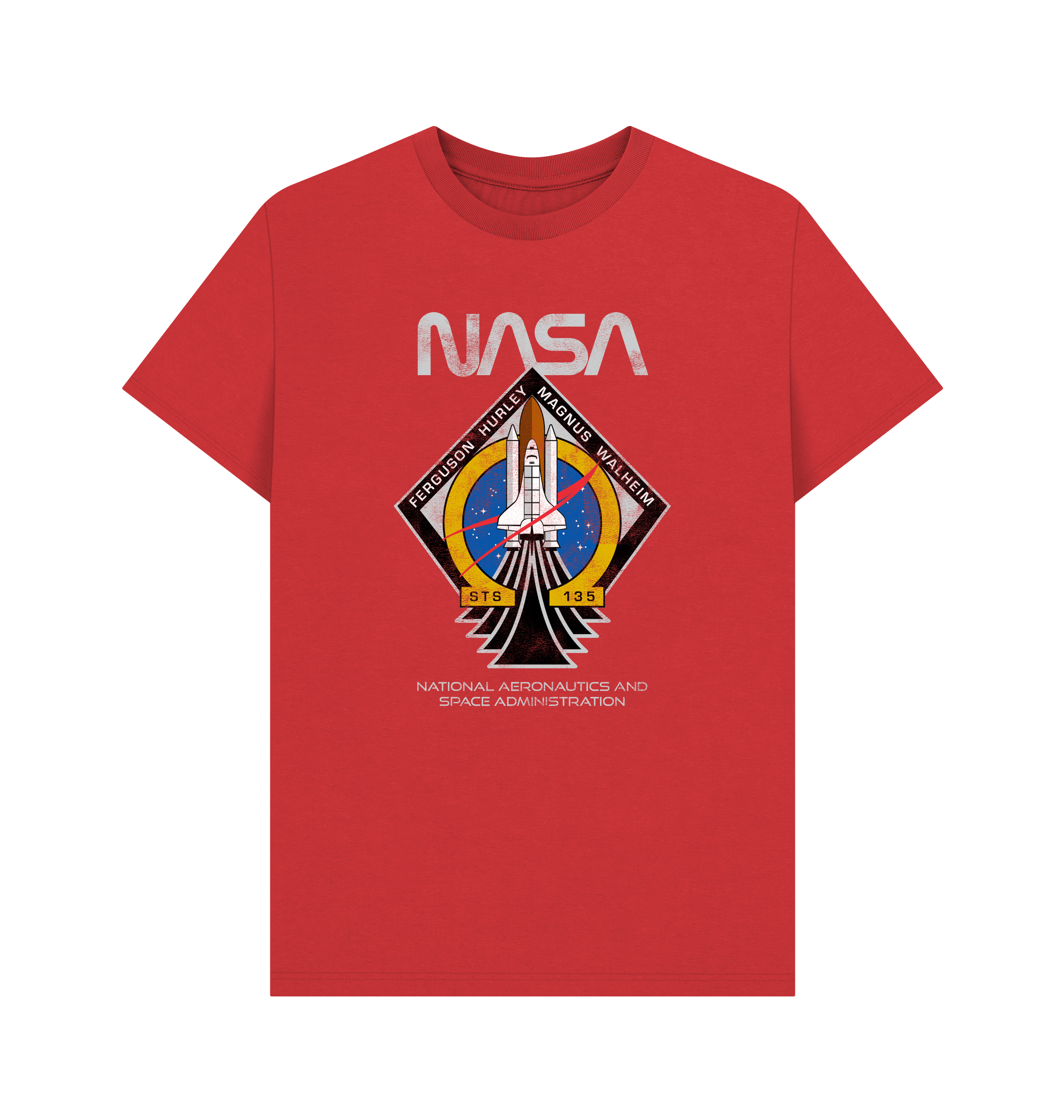 PREMIUM OFFICIAL NASA STS135 Unisex T-Shirt - Picture 2 of 3