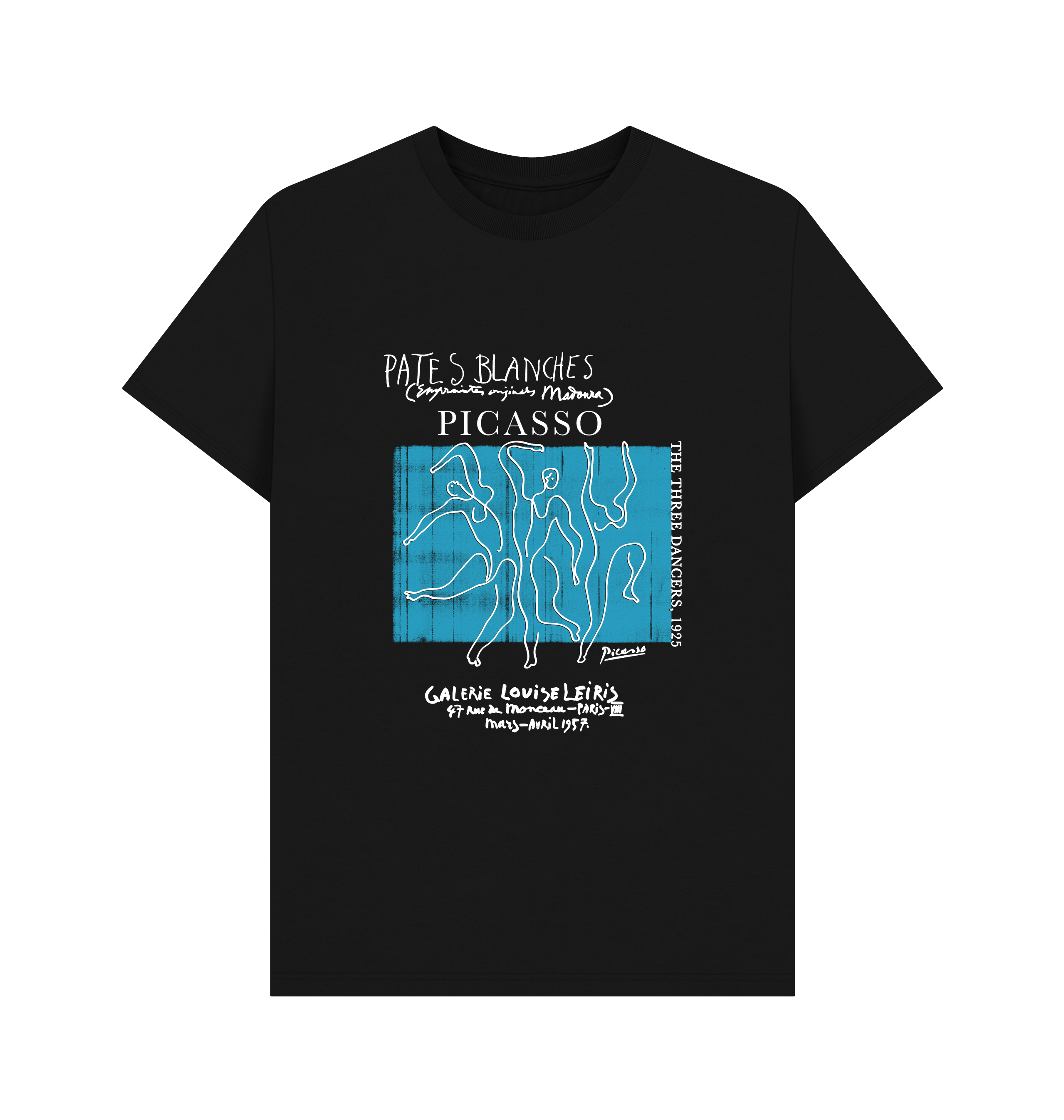 PREMIUM OFFICIAL APOH Picasso 'The Three Dancers' Black T-Shirt - Picture 2 of 3