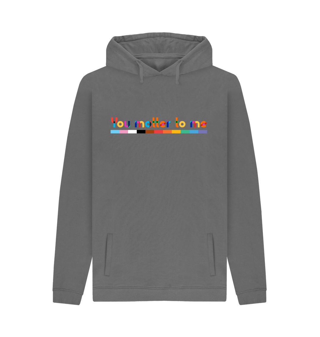 Grey you outlet matter pullover hoodie