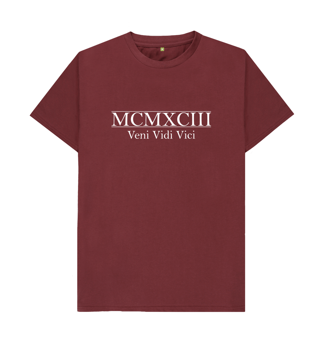 30th Birthday T Shirt MCMXCIII Veni Vidi Vici (1993)