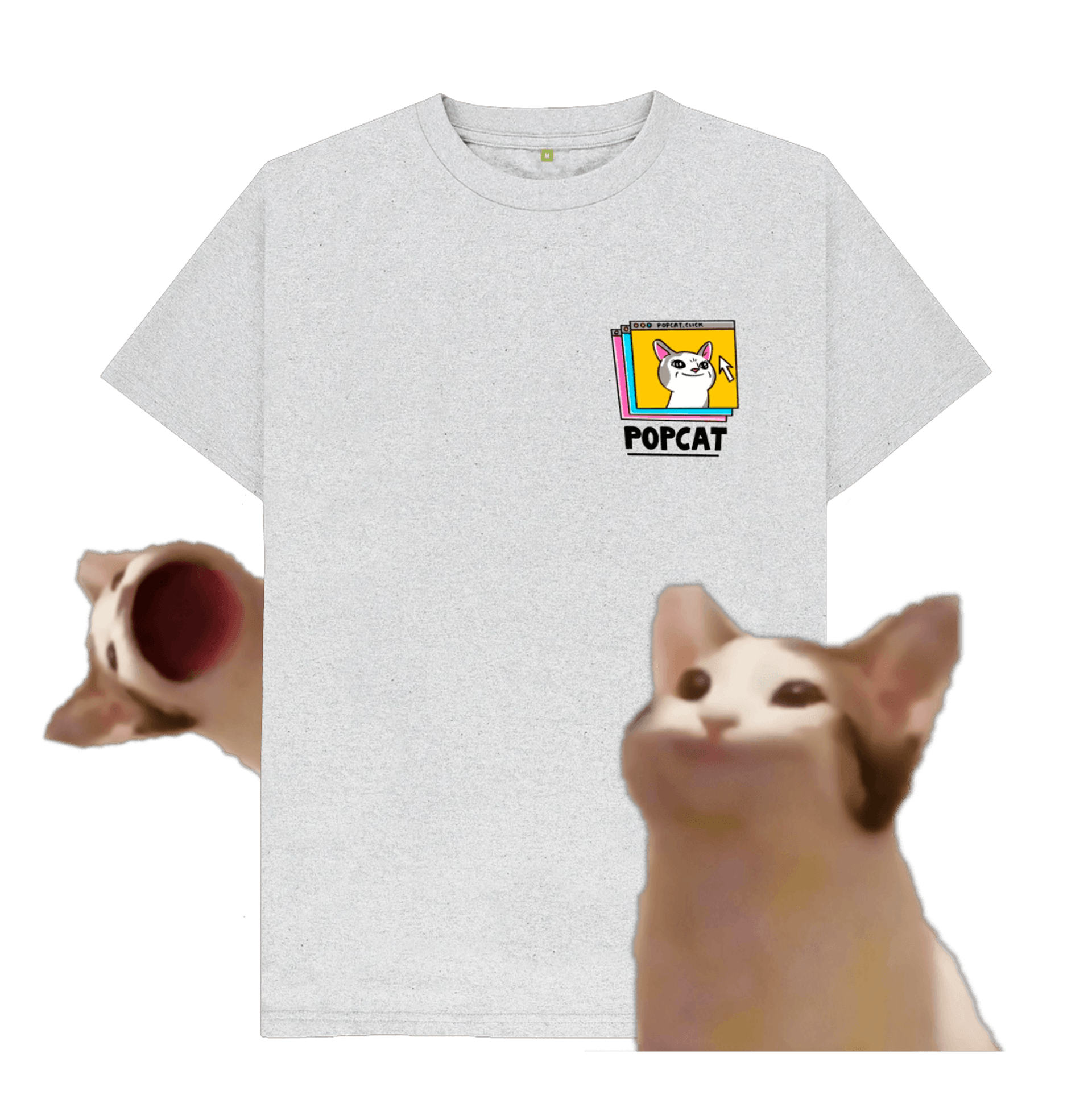 Click For Merch Button POPCAT.CLICK Merch