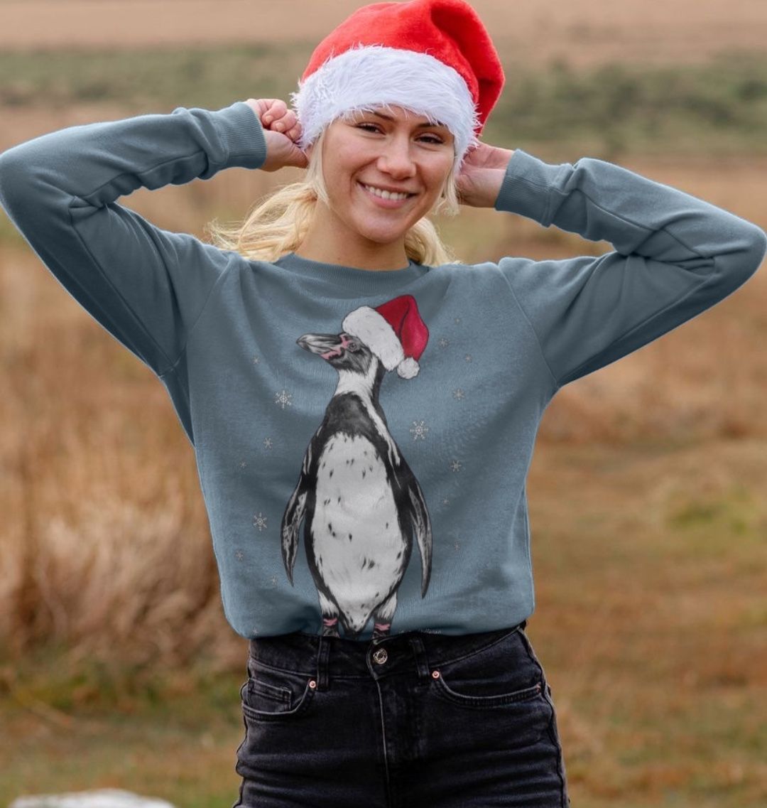 Women s Penguin Christmas Jumper