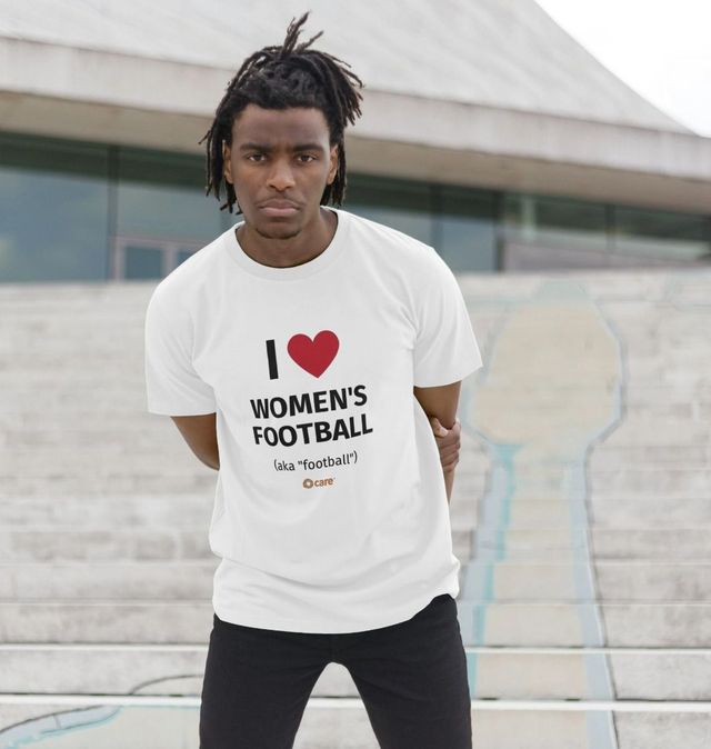 women's football style shirt