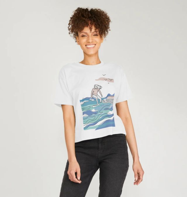 Boxy Organic T-shirt – Ninepine