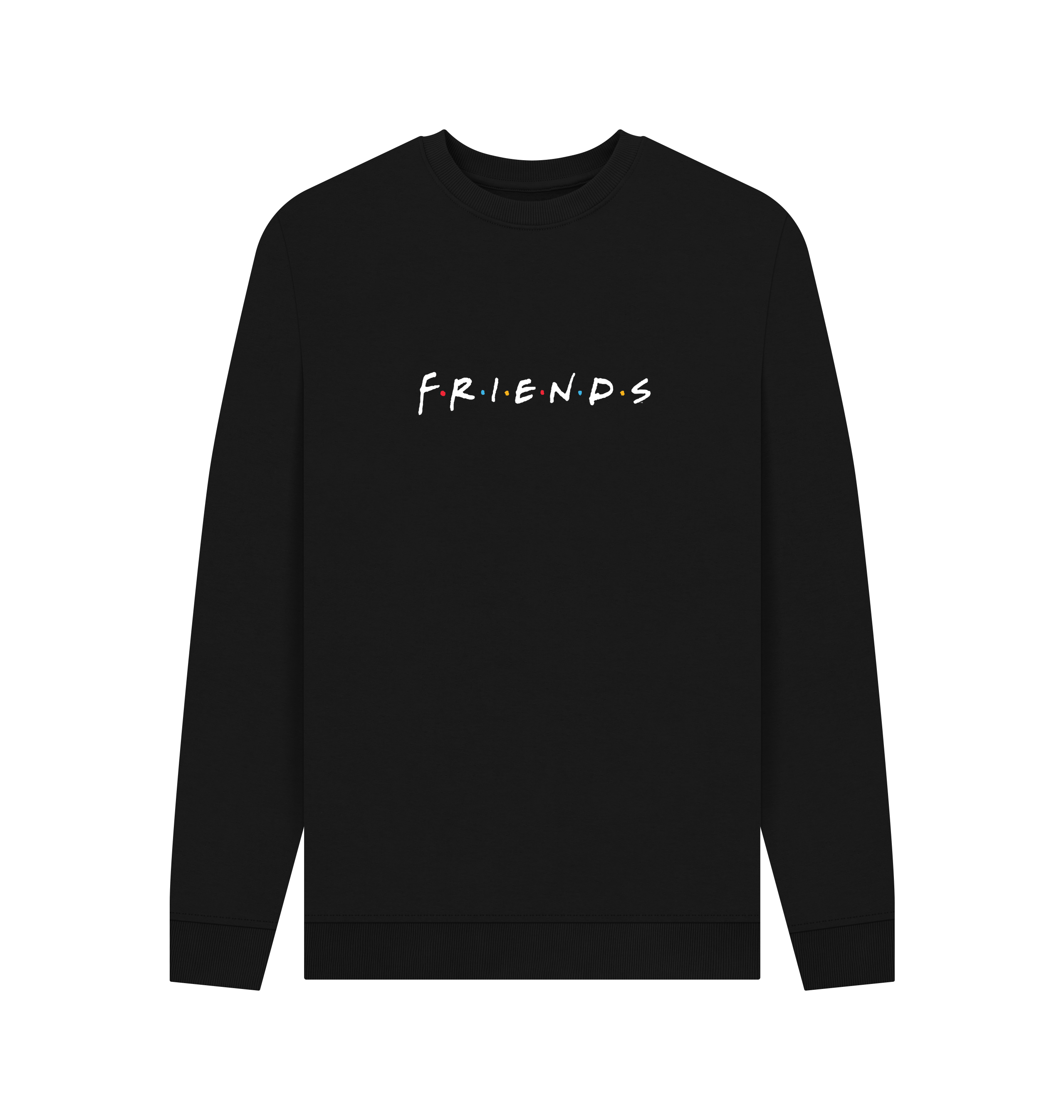 PREMIUM OFFICIAL Friends Logo Unisex Sweatshirt - Schwarz - Bild 2 von 3