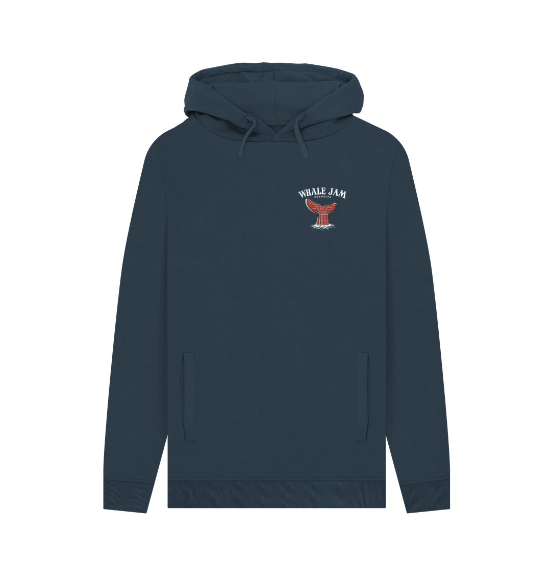 Retro Denim Hoodie Men's Fall Loose Pullover Oversized