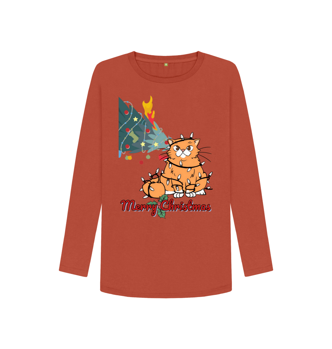 cat christmas shirt