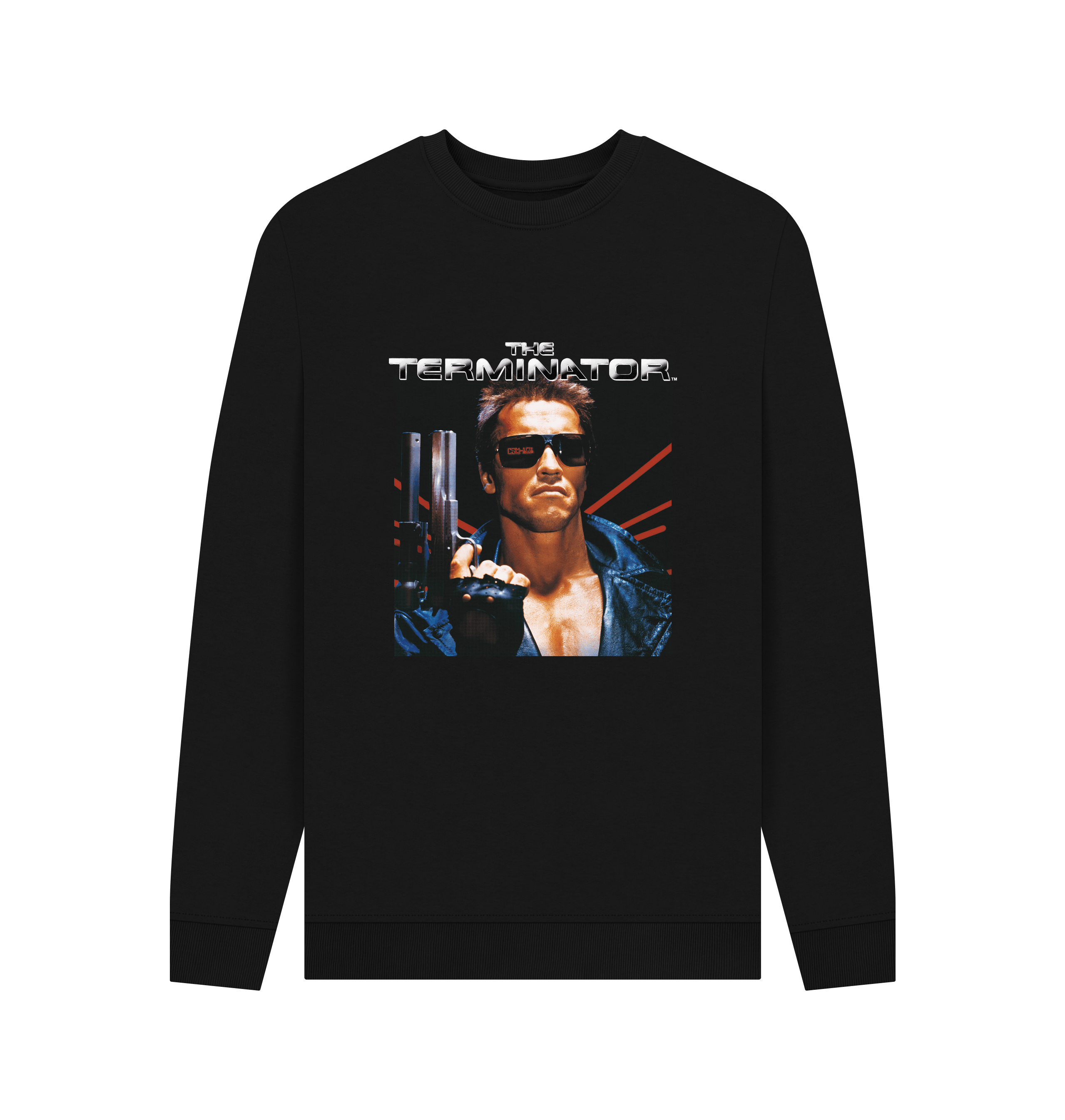 PREMIUM OFFICIAL The Terminator Classic Movie Graphic Black Sweatshirt - Picture 2 of 3
