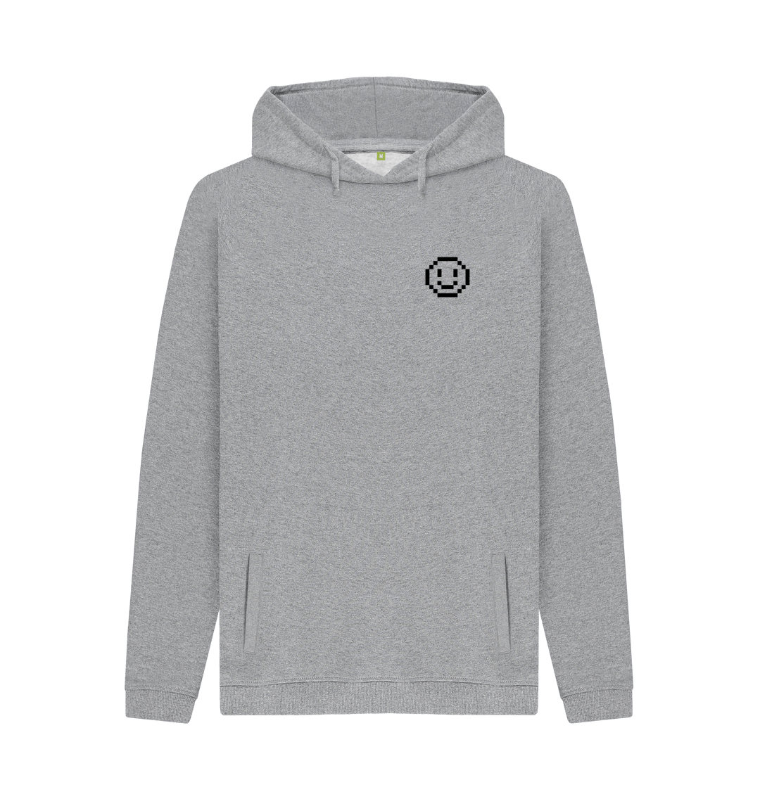 【GRAVER】23FW★ Puppy Face Back Smile Hoodie Graver of Anaheim Black Unisex Drawing Dot Smiley Face