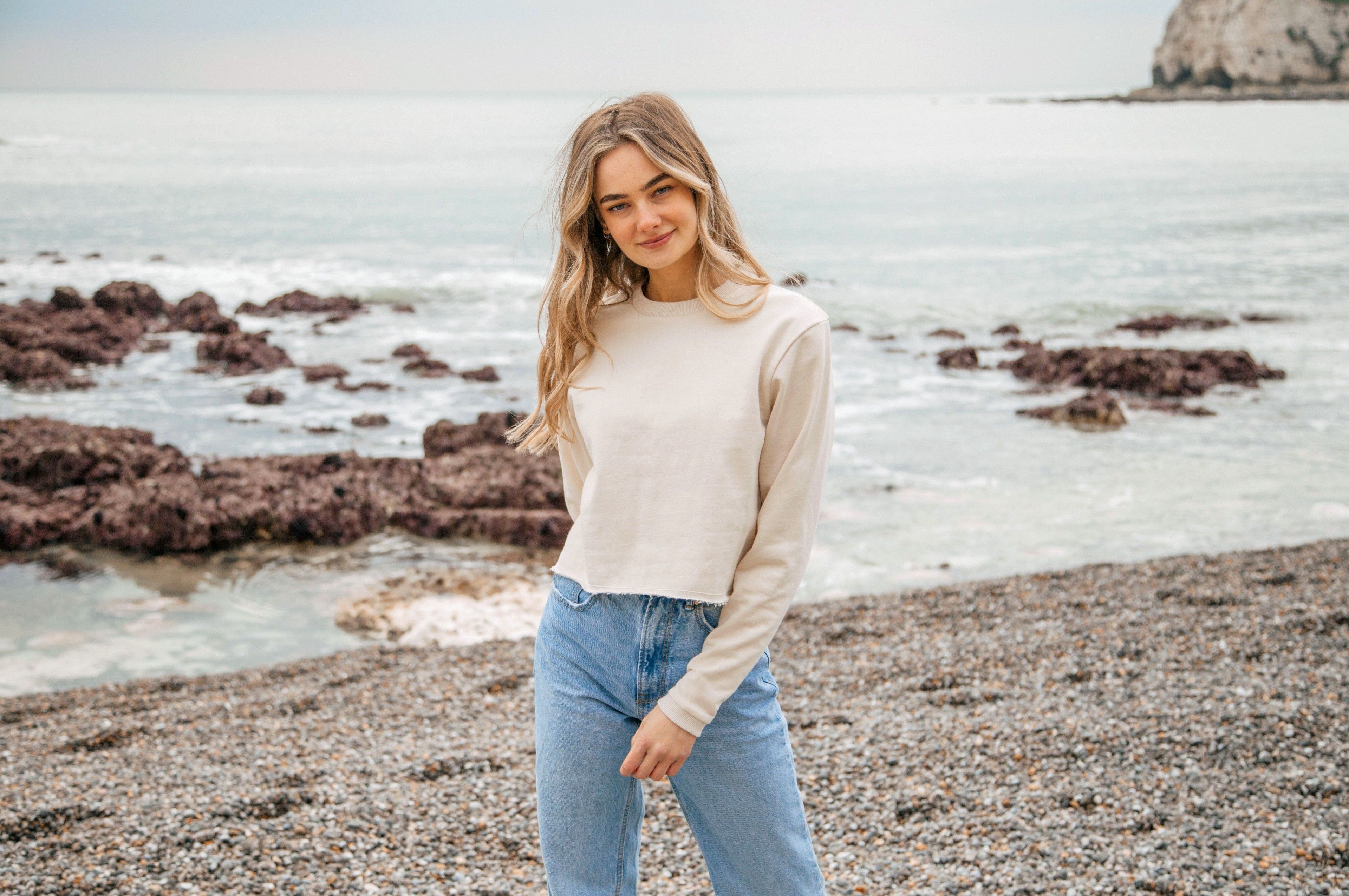 Cropped discount boxy jumper