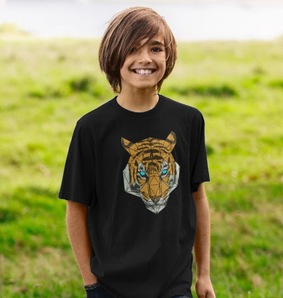 geometric tiger T-Shirt