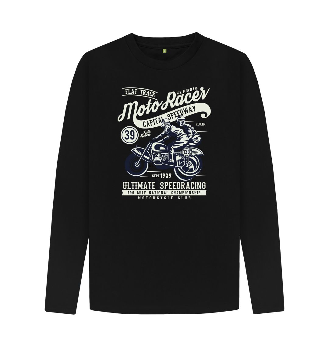 Classic Speedway Biker Jumper Classic Moto Racer Captial