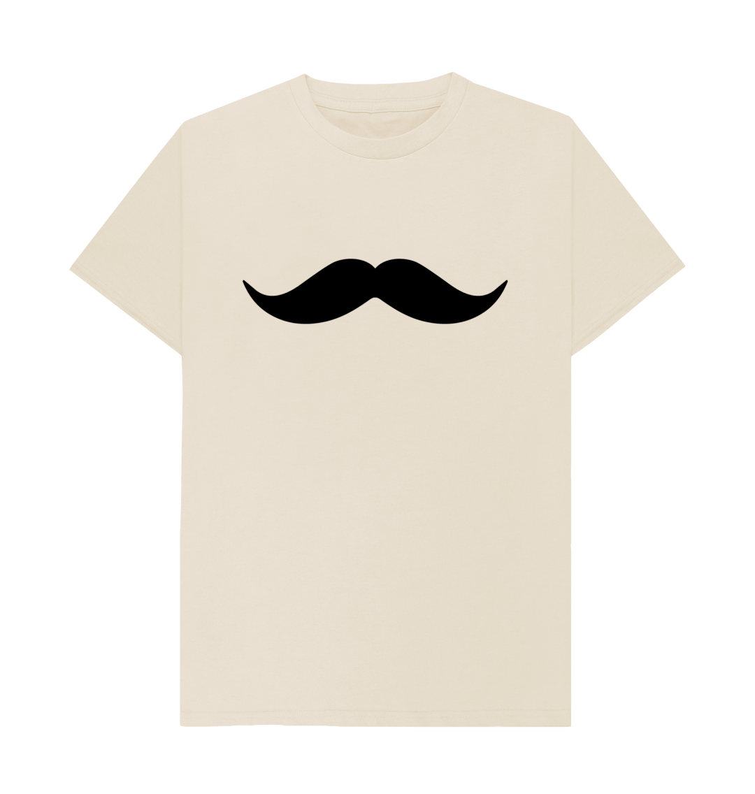 Trendy T Shirt Simple Moustache Shape