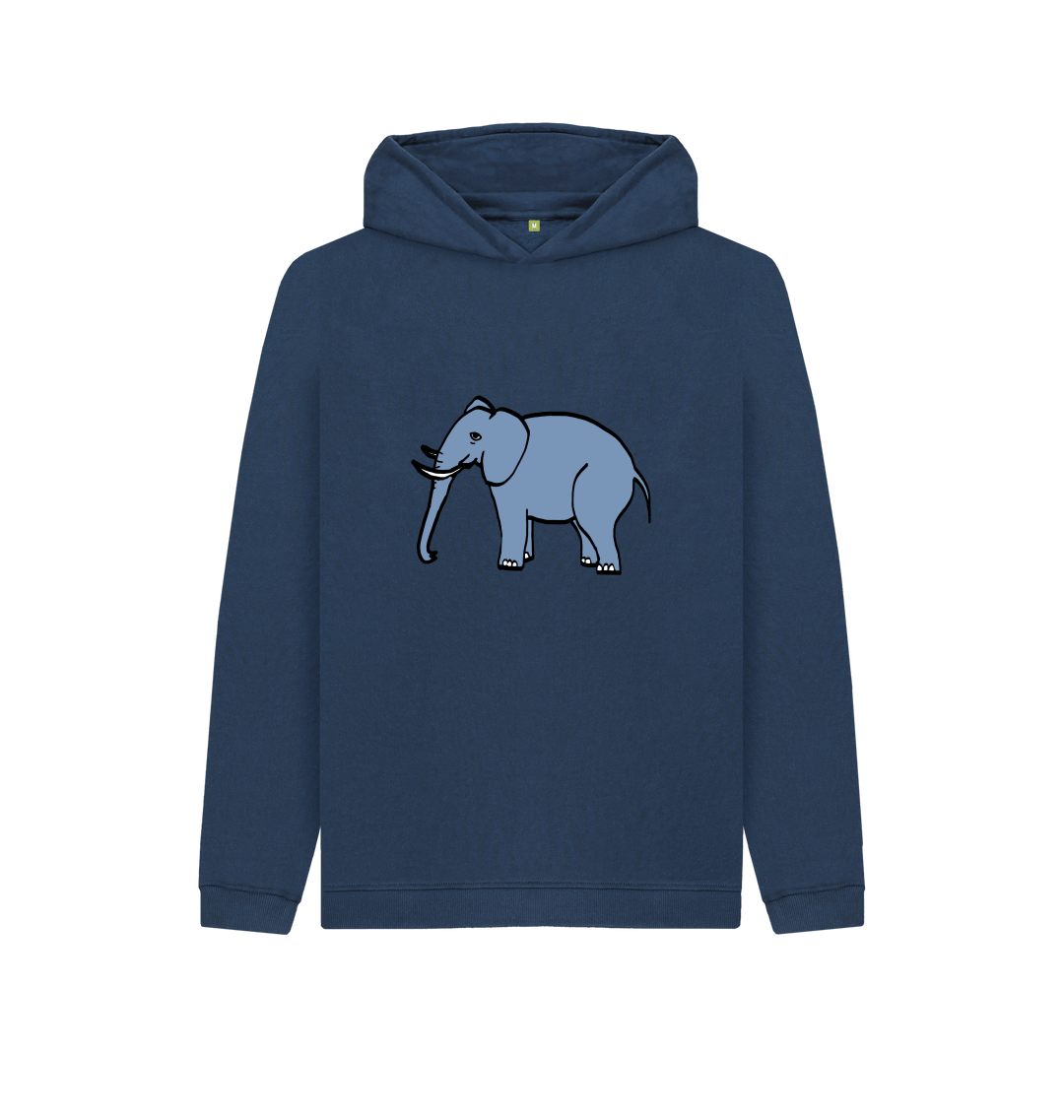 Blue Elephant Kids Hoodie