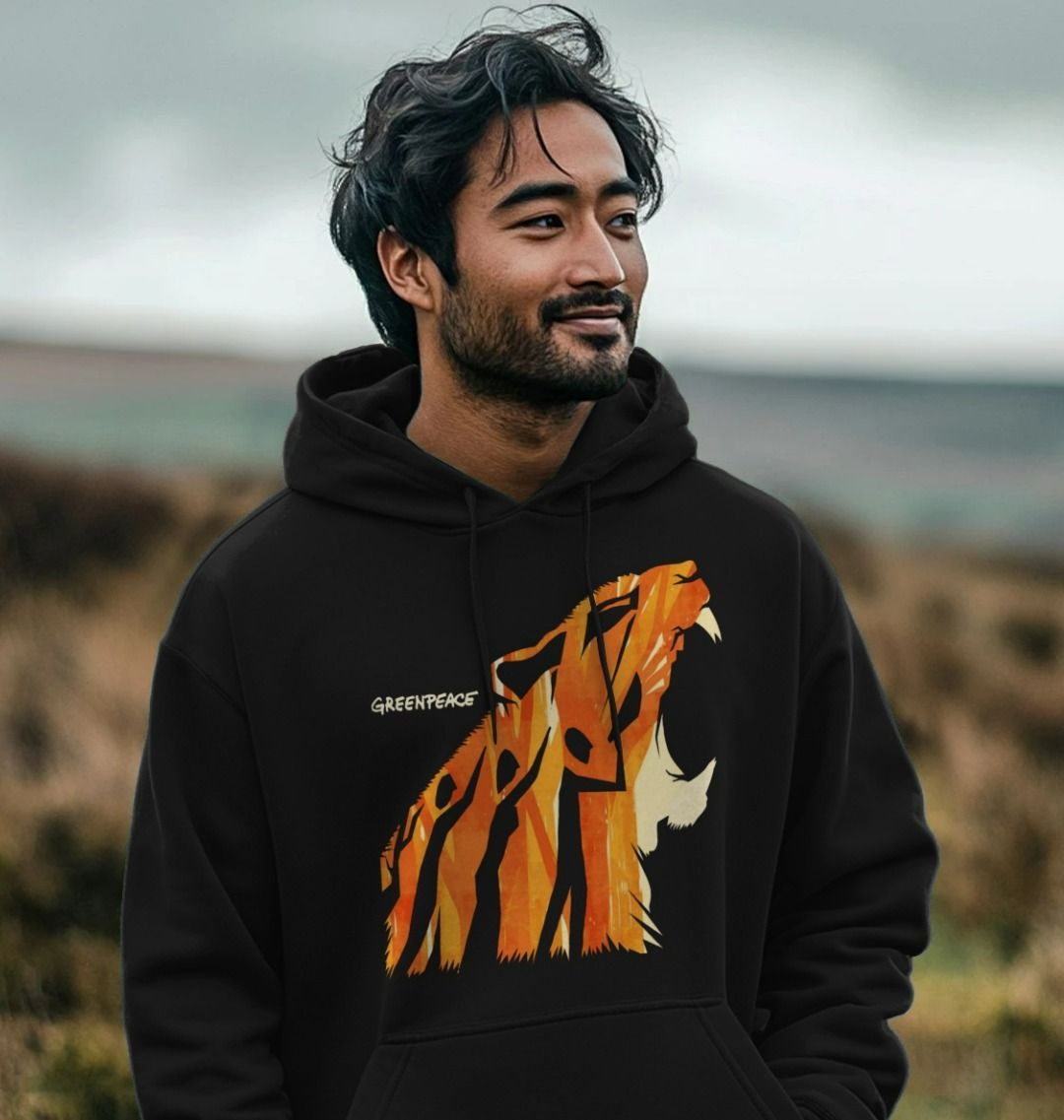 Hoodie with tiger sale