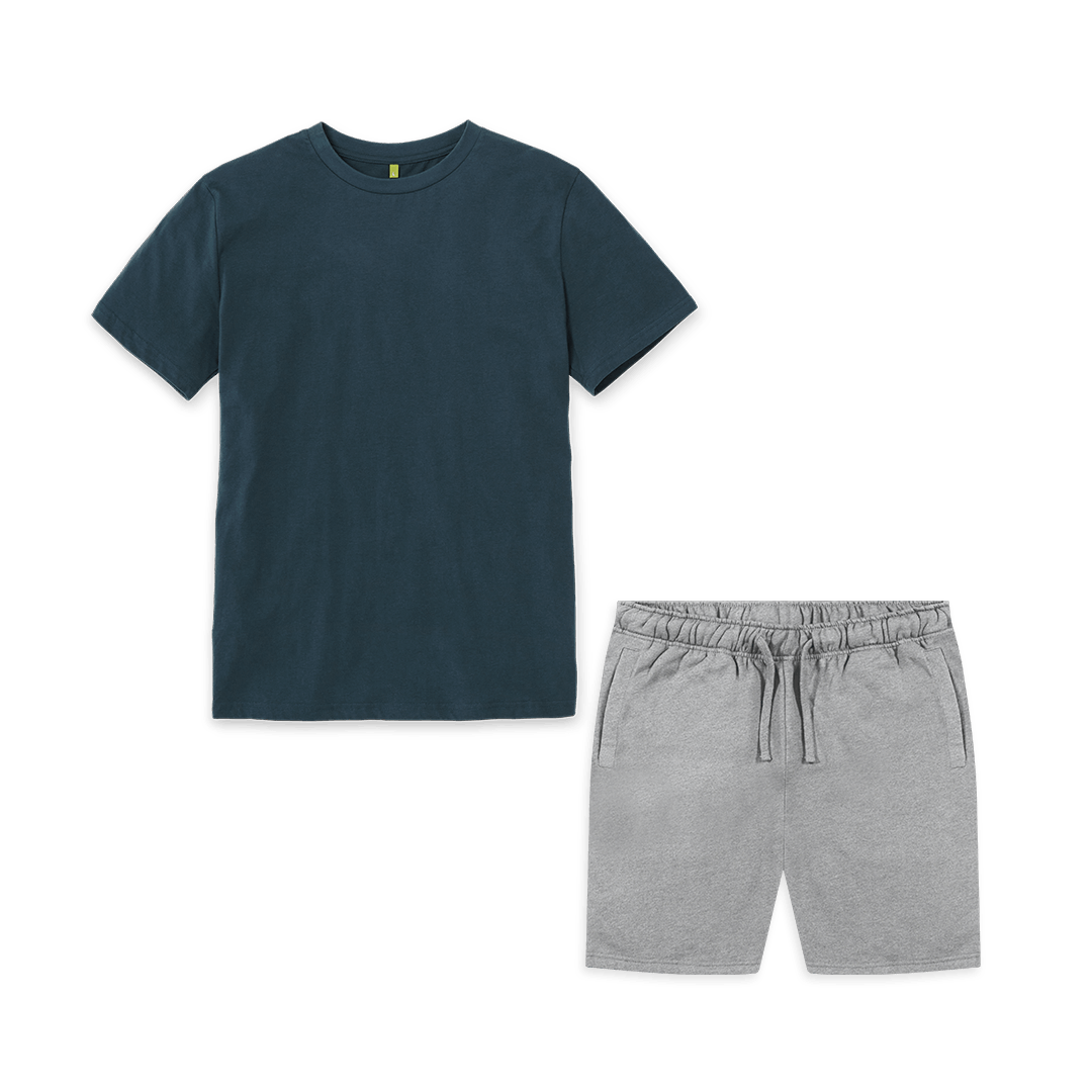Mens shorts 2024 and tshirt sets