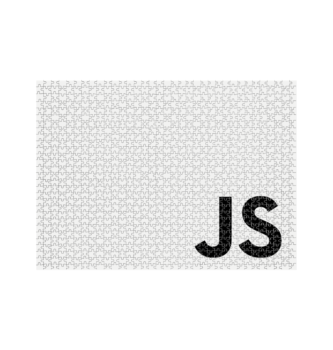A gift for people you hate! Constructing this puzzle is guaranteed to be at least 35% as irritating as trying to piece together the JavaScript language itself. 