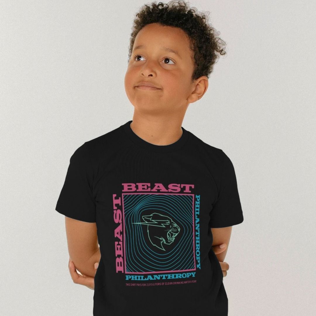 Mr Beast Kids T-shirt  Official MrBeast Merch