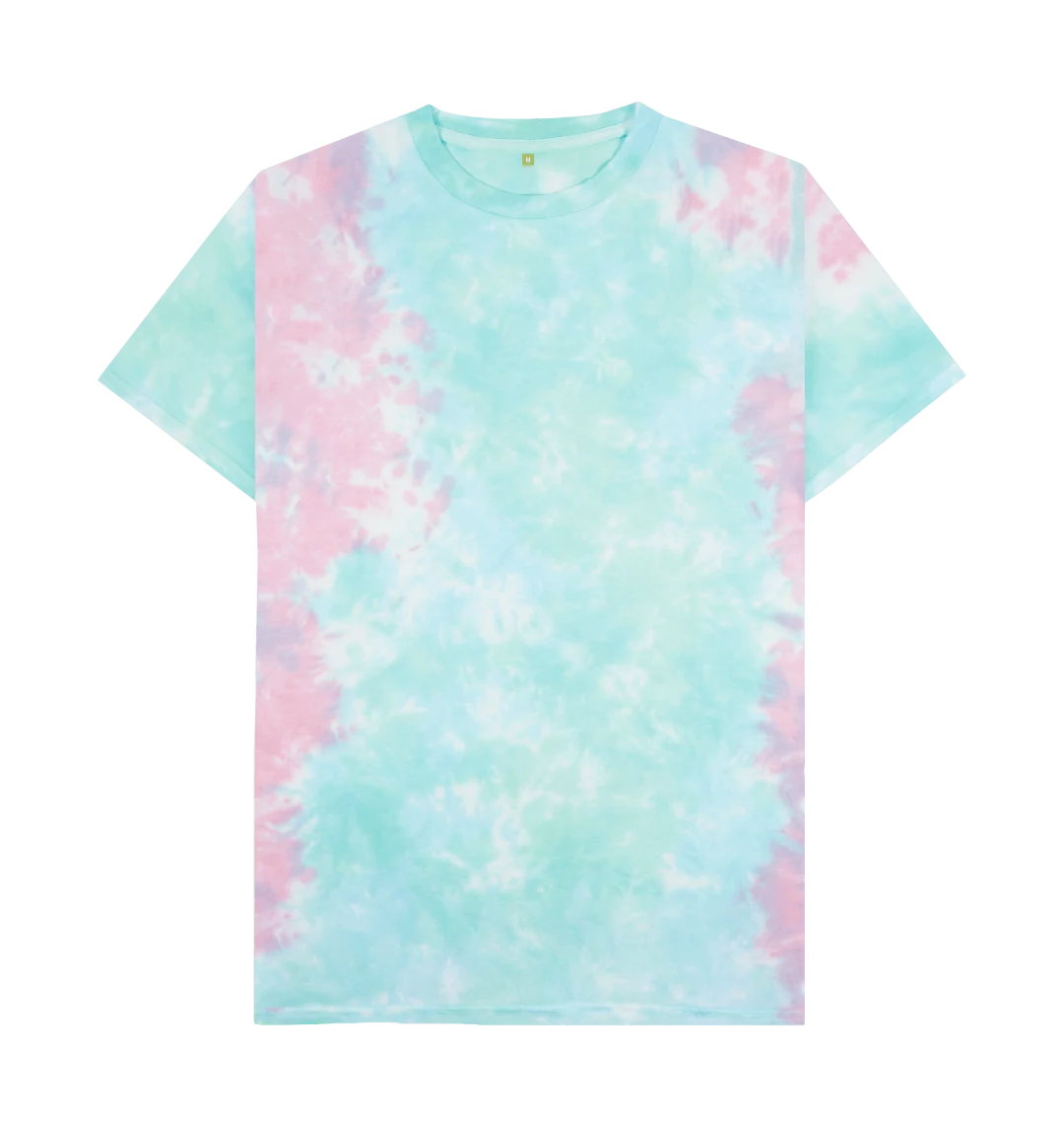 Porchita Vegan Clothing Plain Pastel Tie Dye T Shirt