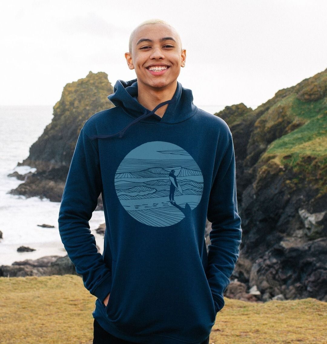 hoodie WAVE zippé BIO (ivoire) main image 1