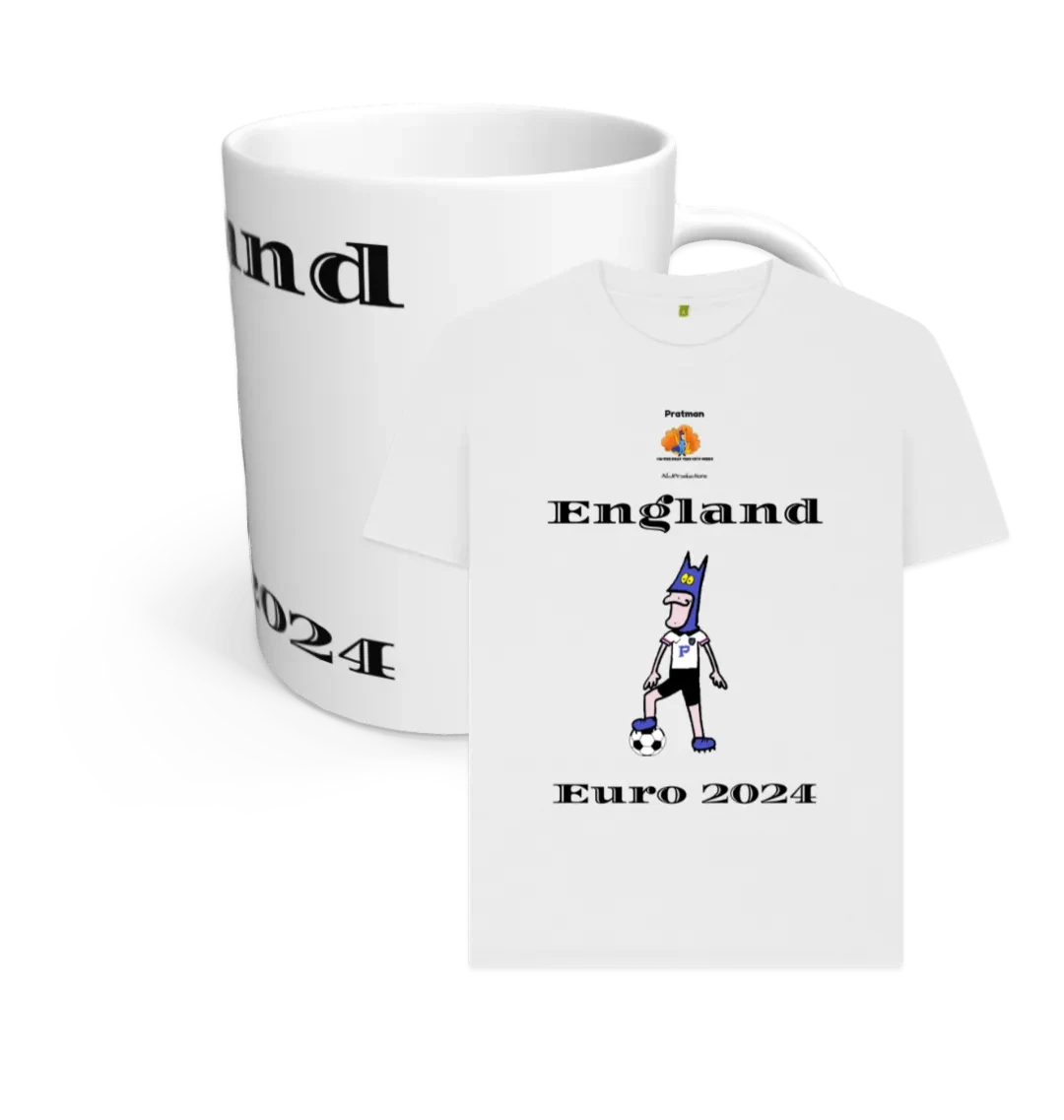 Women's England euro 24 mug & tee set