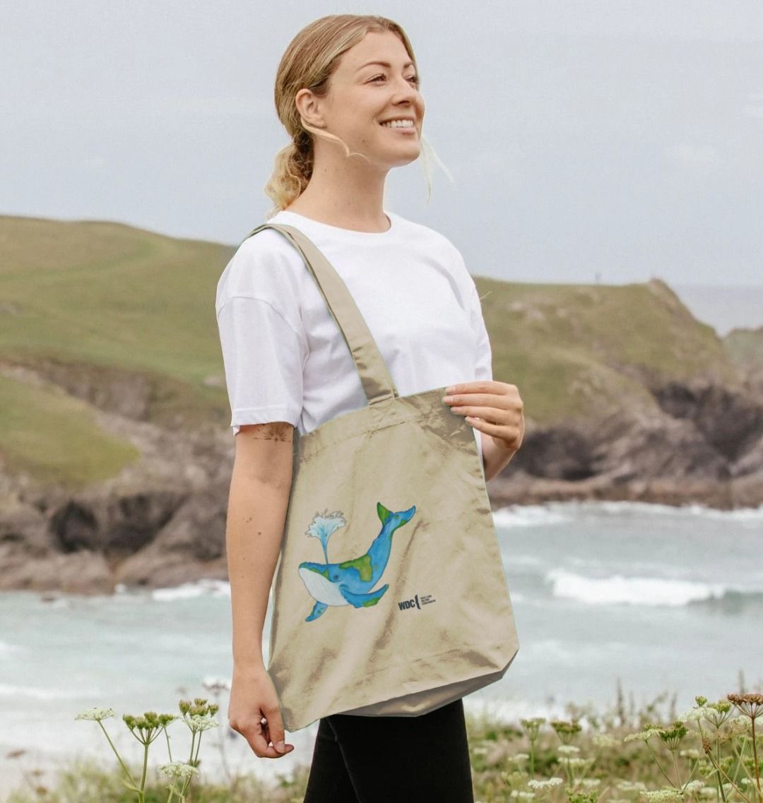 Whale on sale beach bag