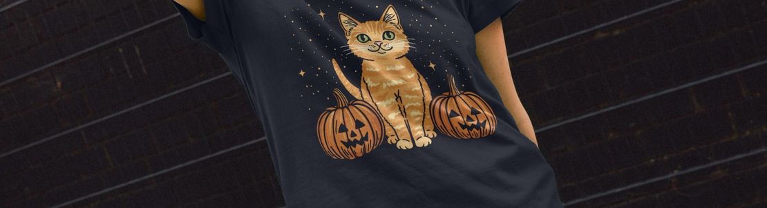 Halloween cats and pumpkins buy vest