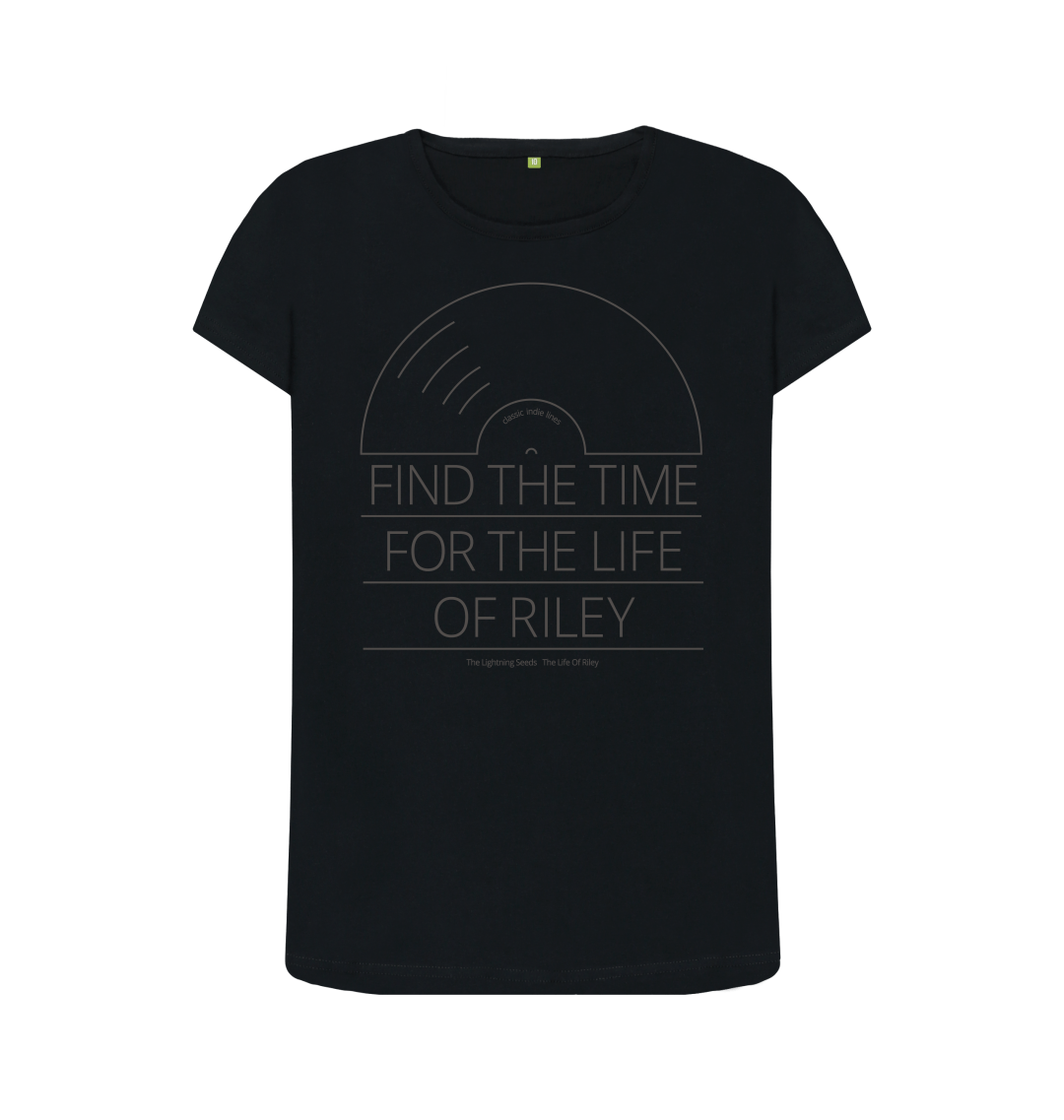 The Lightning Seeds - Life of Riley Record Grey Print T-Shirt for