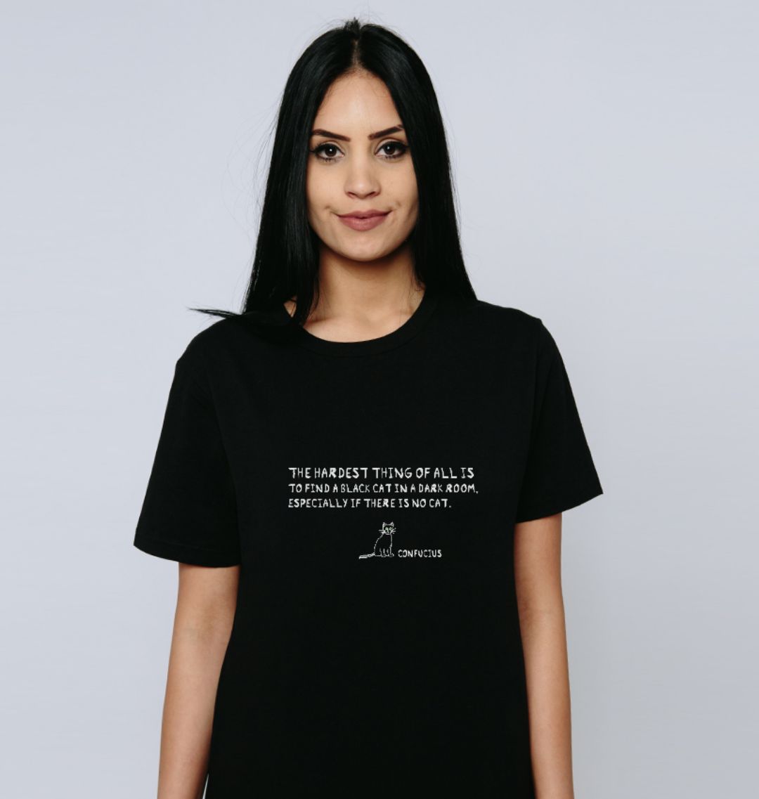 black cat t shirt price