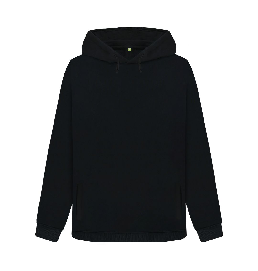 Black hoodie without pocket sale